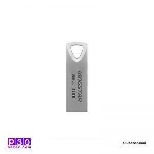 فلش مموری کینگ‌ استار مدل KS222 ظرفیت 32 گیگابایت نقره‌ای