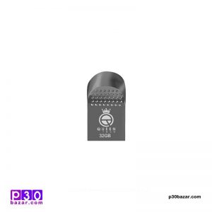 فلش مموری کوئین تِک مدل KNOB ظرفیت 32 گیگابایت خاکستری