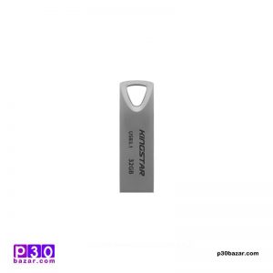 فلش مموری کینگ‌ استار مدل FIRE USB KS322 ظرفیت 32 گیگابایت نقره‌ای