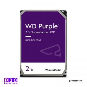 هارد اینترنال وسترن دیجیتال مدل Purple WD20PURZ ظرفیت 2 ترابایت